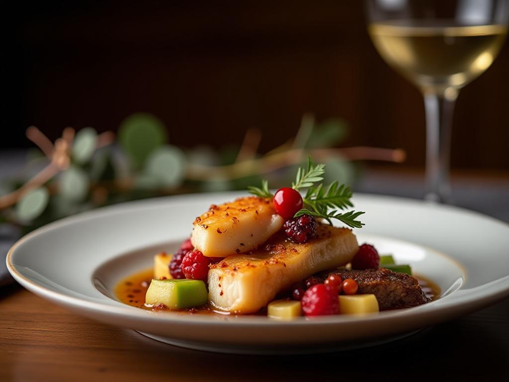 Norsk gourmetmat og vinsmaking